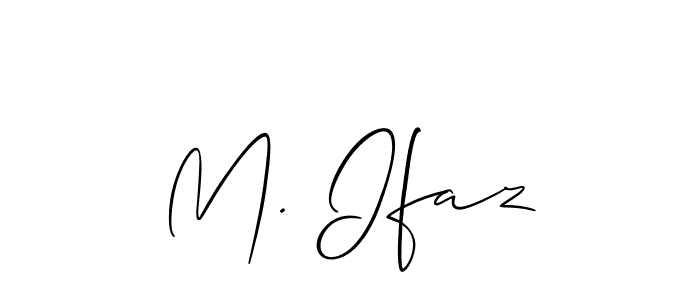 Make a beautiful signature design for name M. Ifaz. Use this online signature maker to create a handwritten signature for free. M. Ifaz signature style 2 images and pictures png