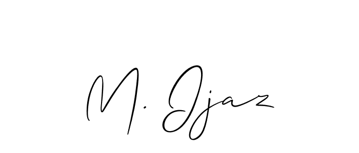 Similarly Allison_Script is the best handwritten signature design. Signature creator online .You can use it as an online autograph creator for name M. Ijaz. M. Ijaz signature style 2 images and pictures png