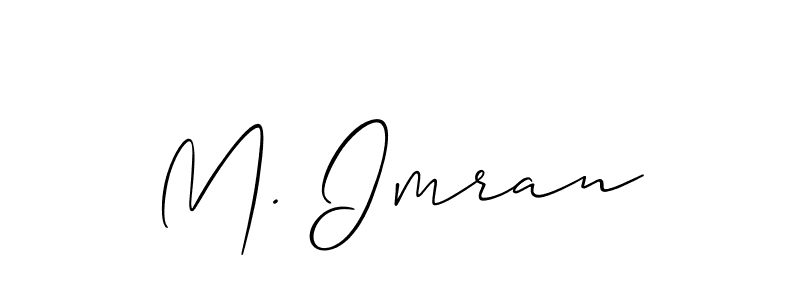 How to make M. Imran signature? Allison_Script is a professional autograph style. Create handwritten signature for M. Imran name. M. Imran signature style 2 images and pictures png