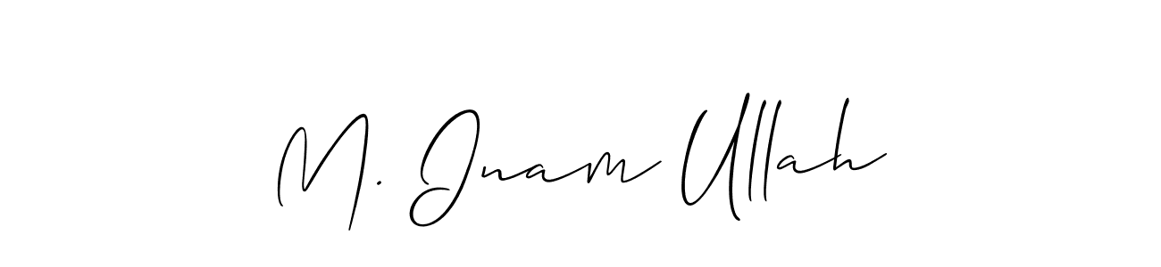 Once you've used our free online signature maker to create your best signature Allison_Script style, it's time to enjoy all of the benefits that M. Inam Ullah name signing documents. M. Inam Ullah signature style 2 images and pictures png