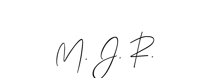 Make a beautiful signature design for name M. J. R.. Use this online signature maker to create a handwritten signature for free. M. J. R. signature style 2 images and pictures png