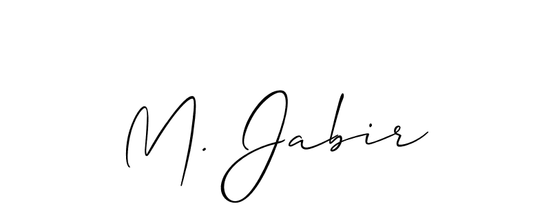 Similarly Allison_Script is the best handwritten signature design. Signature creator online .You can use it as an online autograph creator for name M. Jabir. M. Jabir signature style 2 images and pictures png