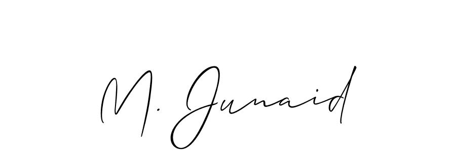 Make a beautiful signature design for name M. Junaid. Use this online signature maker to create a handwritten signature for free. M. Junaid signature style 2 images and pictures png