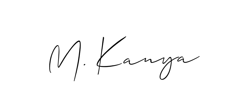This is the best signature style for the M. Kanya name. Also you like these signature font (Allison_Script). Mix name signature. M. Kanya signature style 2 images and pictures png