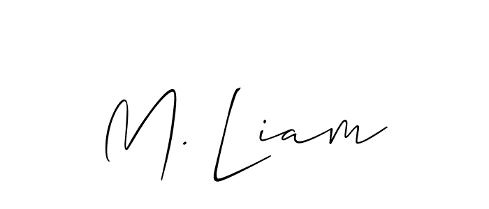 See photos of M. Liam official signature by Spectra . Check more albums & portfolios. Read reviews & check more about Allison_Script font. M. Liam signature style 2 images and pictures png