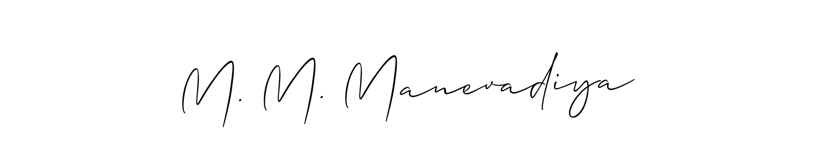 Here are the top 10 professional signature styles for the name M. M. Manevadiya. These are the best autograph styles you can use for your name. M. M. Manevadiya signature style 2 images and pictures png