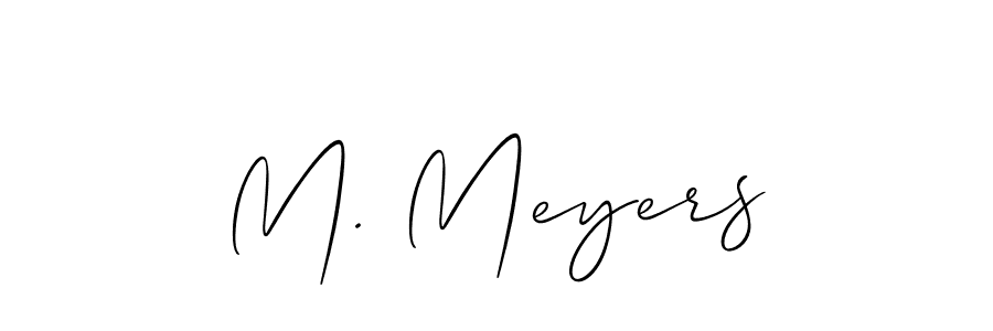 Make a beautiful signature design for name M. Meyers. Use this online signature maker to create a handwritten signature for free. M. Meyers signature style 2 images and pictures png