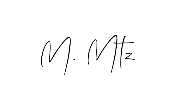 Once you've used our free online signature maker to create your best signature Allison_Script style, it's time to enjoy all of the benefits that M. Mtz name signing documents. M. Mtz signature style 2 images and pictures png