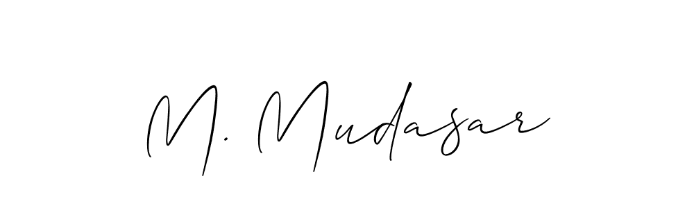 Once you've used our free online signature maker to create your best signature Allison_Script style, it's time to enjoy all of the benefits that M. Mudasar name signing documents. M. Mudasar signature style 2 images and pictures png