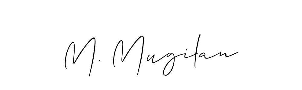 You can use this online signature creator to create a handwritten signature for the name M. Mugilan. This is the best online autograph maker. M. Mugilan signature style 2 images and pictures png