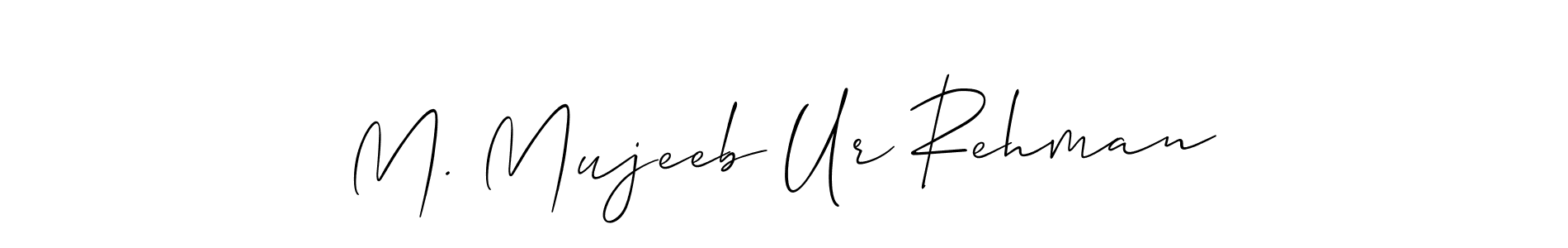 Check out images of Autograph of M. Mujeeb Ur Rehman name. Actor M. Mujeeb Ur Rehman Signature Style. Allison_Script is a professional sign style online. M. Mujeeb Ur Rehman signature style 2 images and pictures png