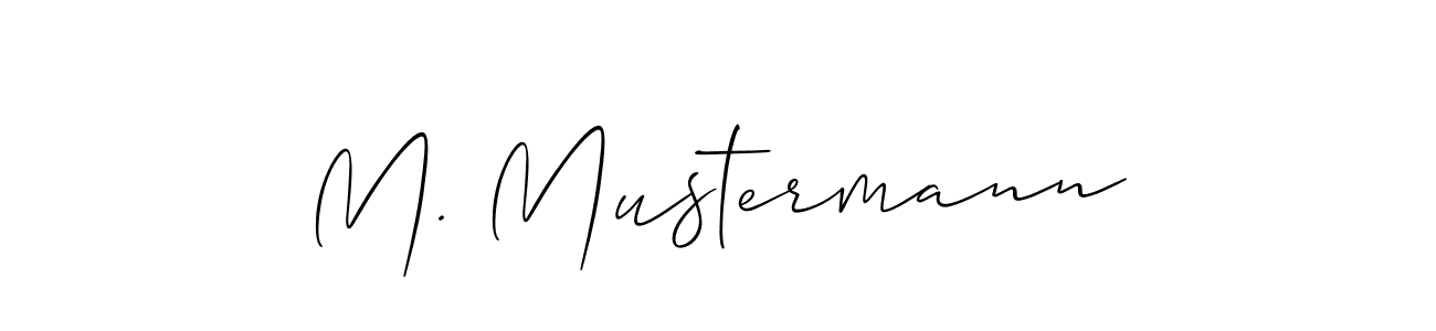 You can use this online signature creator to create a handwritten signature for the name M. Mustermann. This is the best online autograph maker. M. Mustermann signature style 2 images and pictures png