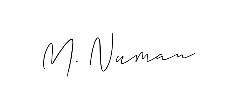 Use a signature maker to create a handwritten signature online. With this signature software, you can design (Allison_Script) your own signature for name M. Numan. M. Numan signature style 2 images and pictures png