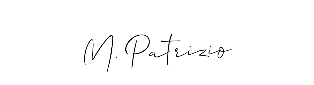 How to Draw M. Patrizio signature style? Allison_Script is a latest design signature styles for name M. Patrizio. M. Patrizio signature style 2 images and pictures png