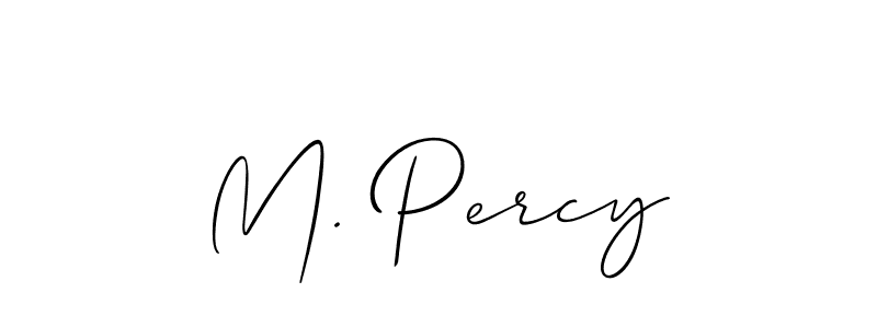 Best and Professional Signature Style for M. Percy. Allison_Script Best Signature Style Collection. M. Percy signature style 2 images and pictures png