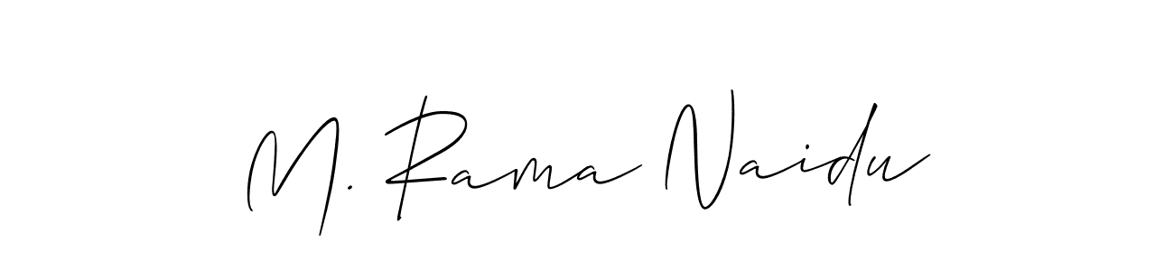 Once you've used our free online signature maker to create your best signature Allison_Script style, it's time to enjoy all of the benefits that M. Rama Naidu name signing documents. M. Rama Naidu signature style 2 images and pictures png