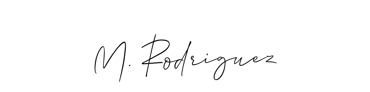 How to Draw M. Rodriguez signature style? Allison_Script is a latest design signature styles for name M. Rodriguez. M. Rodriguez signature style 2 images and pictures png