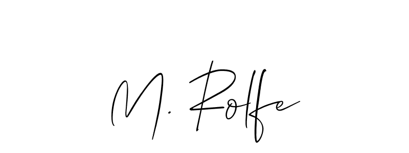 Similarly Allison_Script is the best handwritten signature design. Signature creator online .You can use it as an online autograph creator for name M. Rolfe. M. Rolfe signature style 2 images and pictures png