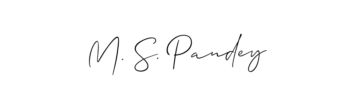 Make a beautiful signature design for name M. S. Pandey. Use this online signature maker to create a handwritten signature for free. M. S. Pandey signature style 2 images and pictures png