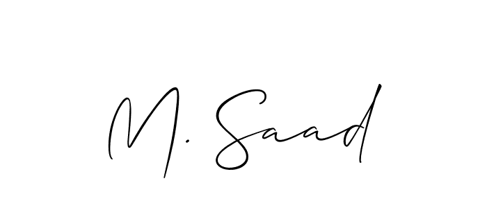 You can use this online signature creator to create a handwritten signature for the name M. Saad. This is the best online autograph maker. M. Saad signature style 2 images and pictures png