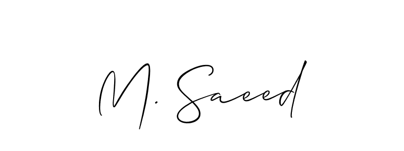 if you are searching for the best signature style for your name M. Saeed. so please give up your signature search. here we have designed multiple signature styles  using Allison_Script. M. Saeed signature style 2 images and pictures png