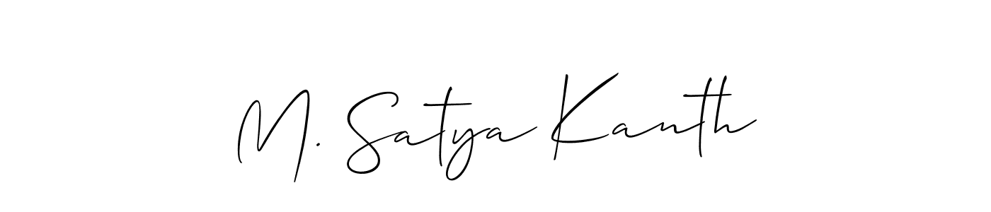 See photos of M. Satya Kanth official signature by Spectra . Check more albums & portfolios. Read reviews & check more about Allison_Script font. M. Satya Kanth signature style 2 images and pictures png