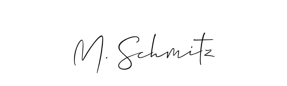 Once you've used our free online signature maker to create your best signature Allison_Script style, it's time to enjoy all of the benefits that M. Schmitz name signing documents. M. Schmitz signature style 2 images and pictures png