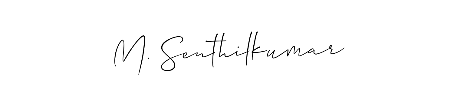 Once you've used our free online signature maker to create your best signature Allison_Script style, it's time to enjoy all of the benefits that M. Senthilkumar name signing documents. M. Senthilkumar signature style 2 images and pictures png