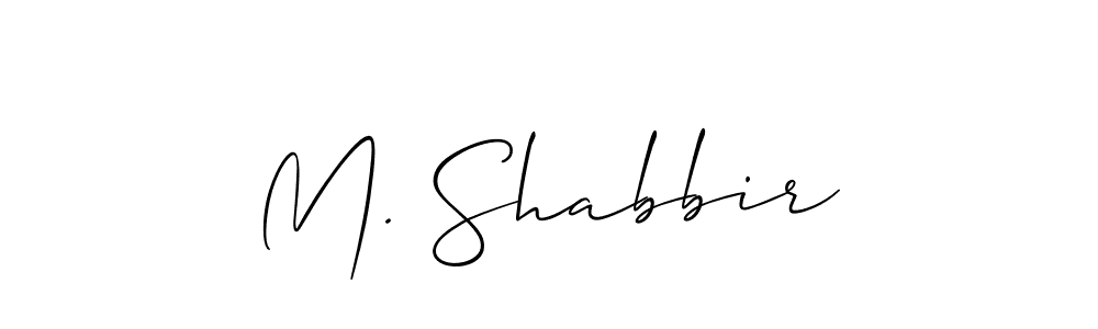 Also we have M. Shabbir name is the best signature style. Create professional handwritten signature collection using Allison_Script autograph style. M. Shabbir signature style 2 images and pictures png