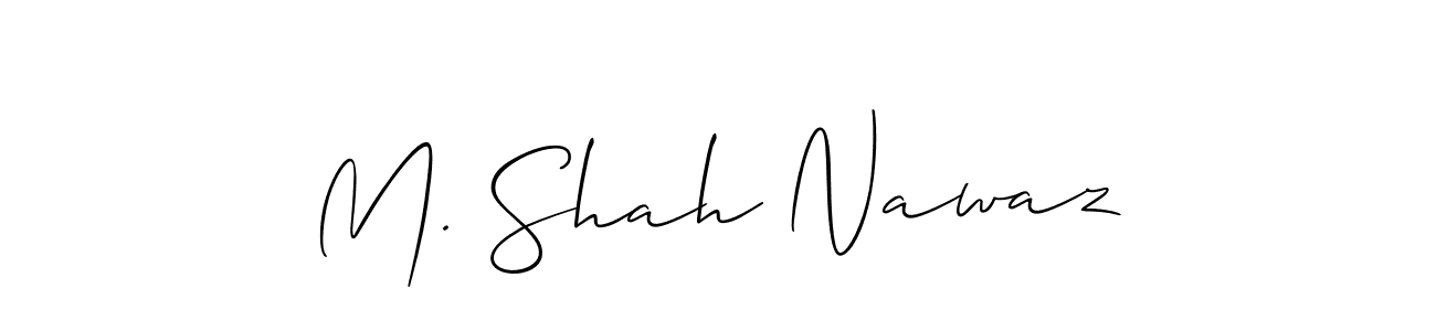 This is the best signature style for the M. Shah Nawaz name. Also you like these signature font (Allison_Script). Mix name signature. M. Shah Nawaz signature style 2 images and pictures png