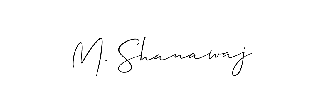 Once you've used our free online signature maker to create your best signature Allison_Script style, it's time to enjoy all of the benefits that M. Shanawaj name signing documents. M. Shanawaj signature style 2 images and pictures png