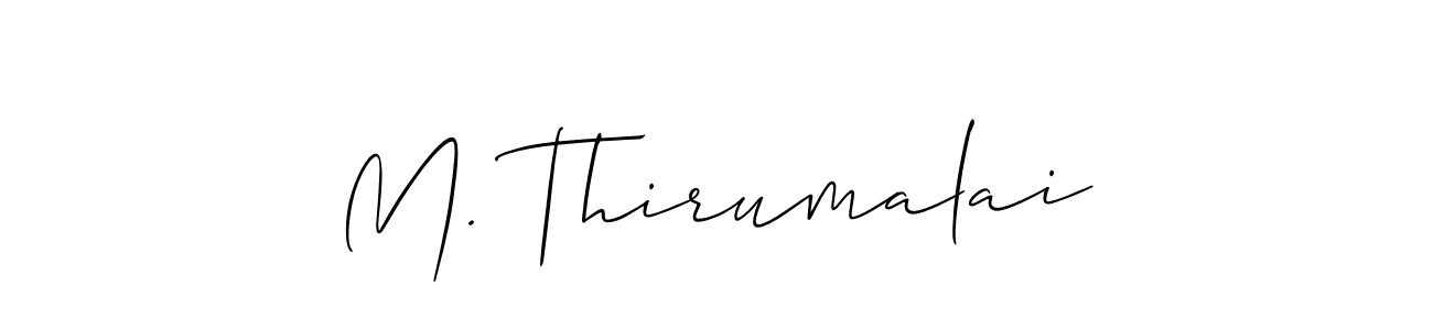 How to Draw M. Thirumalai signature style? Allison_Script is a latest design signature styles for name M. Thirumalai. M. Thirumalai signature style 2 images and pictures png