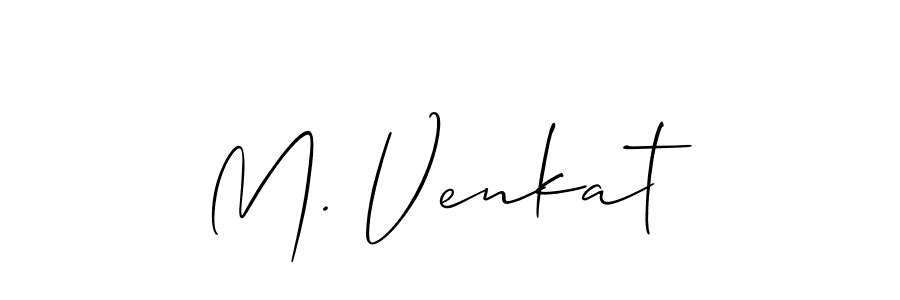 Check out images of Autograph of M. Venkat name. Actor M. Venkat Signature Style. Allison_Script is a professional sign style online. M. Venkat signature style 2 images and pictures png