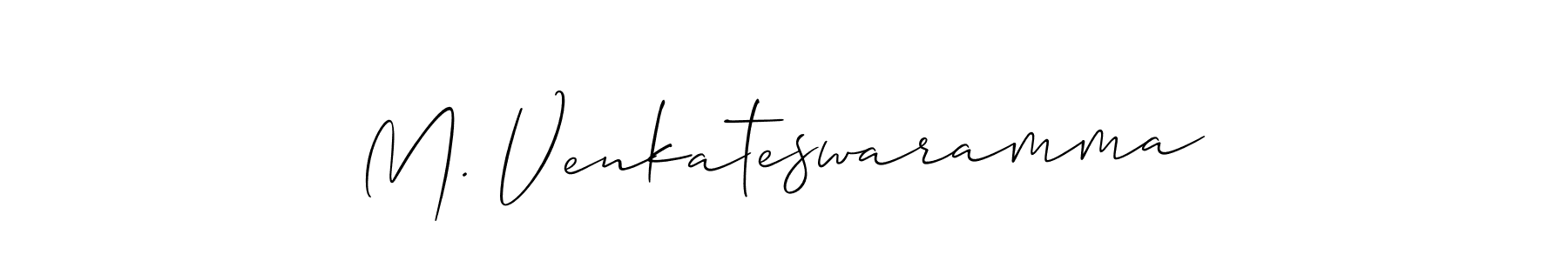 It looks lik you need a new signature style for name M. Venkateswaramma. Design unique handwritten (Allison_Script) signature with our free signature maker in just a few clicks. M. Venkateswaramma signature style 2 images and pictures png