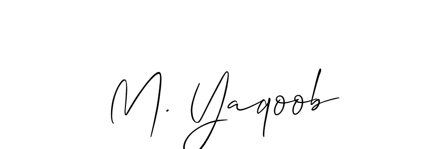 Similarly Allison_Script is the best handwritten signature design. Signature creator online .You can use it as an online autograph creator for name M. Yaqoob. M. Yaqoob signature style 2 images and pictures png