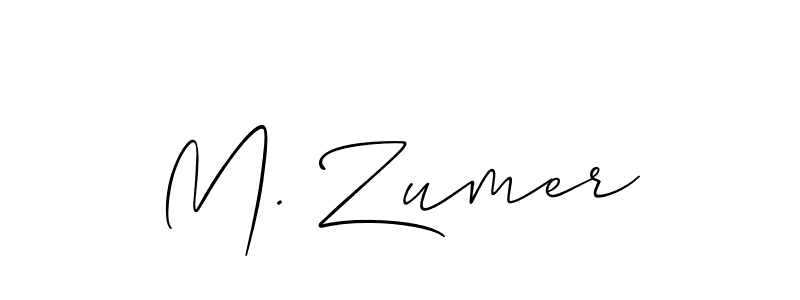 You can use this online signature creator to create a handwritten signature for the name M. Zumer. This is the best online autograph maker. M. Zumer signature style 2 images and pictures png