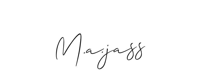 You can use this online signature creator to create a handwritten signature for the name M.a.jass. This is the best online autograph maker. M.a.jass signature style 2 images and pictures png