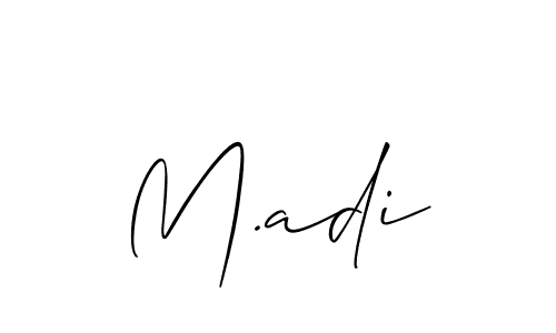 This is the best signature style for the M.adi name. Also you like these signature font (Allison_Script). Mix name signature. M.adi signature style 2 images and pictures png