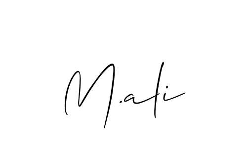 M.ali stylish signature style. Best Handwritten Sign (Allison_Script) for my name. Handwritten Signature Collection Ideas for my name M.ali. M.ali signature style 2 images and pictures png
