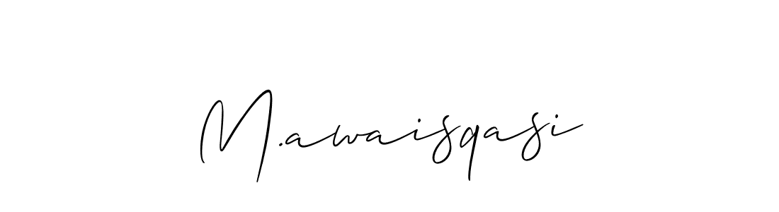 Also we have M.awaisqasi name is the best signature style. Create professional handwritten signature collection using Allison_Script autograph style. M.awaisqasi signature style 2 images and pictures png