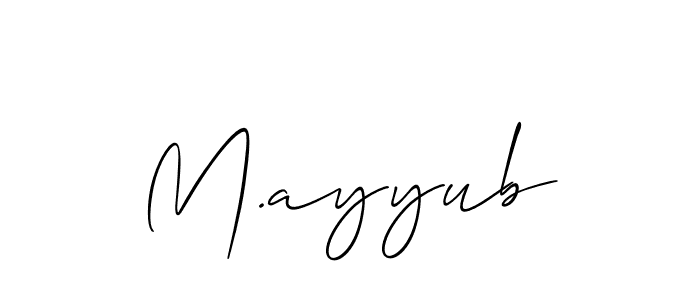 This is the best signature style for the M.ayyub name. Also you like these signature font (Allison_Script). Mix name signature. M.ayyub signature style 2 images and pictures png