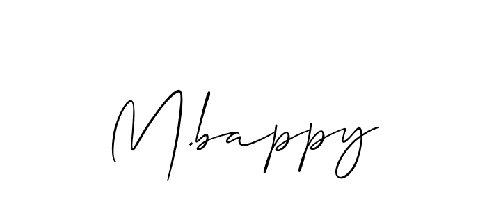 Once you've used our free online signature maker to create your best signature Allison_Script style, it's time to enjoy all of the benefits that M.bappy name signing documents. M.bappy signature style 2 images and pictures png