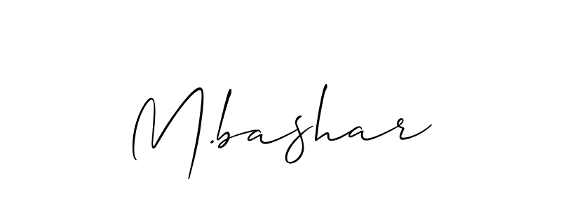 Once you've used our free online signature maker to create your best signature Allison_Script style, it's time to enjoy all of the benefits that M.bashar name signing documents. M.bashar signature style 2 images and pictures png