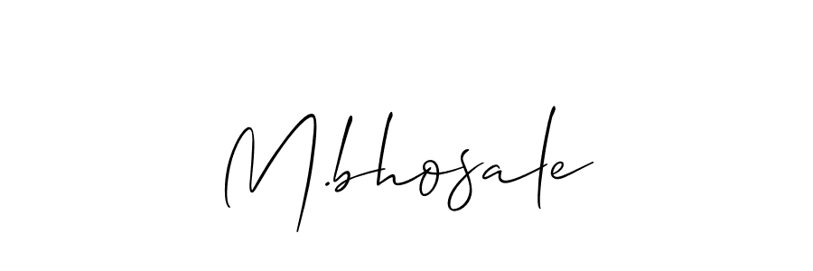 Best and Professional Signature Style for M.bhosale. Allison_Script Best Signature Style Collection. M.bhosale signature style 2 images and pictures png