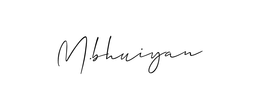 Also we have M.bhuiyan name is the best signature style. Create professional handwritten signature collection using Allison_Script autograph style. M.bhuiyan signature style 2 images and pictures png