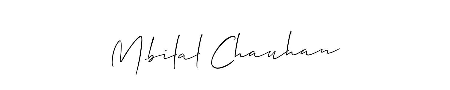 Similarly Allison_Script is the best handwritten signature design. Signature creator online .You can use it as an online autograph creator for name M.bilal Chauhan. M.bilal Chauhan signature style 2 images and pictures png