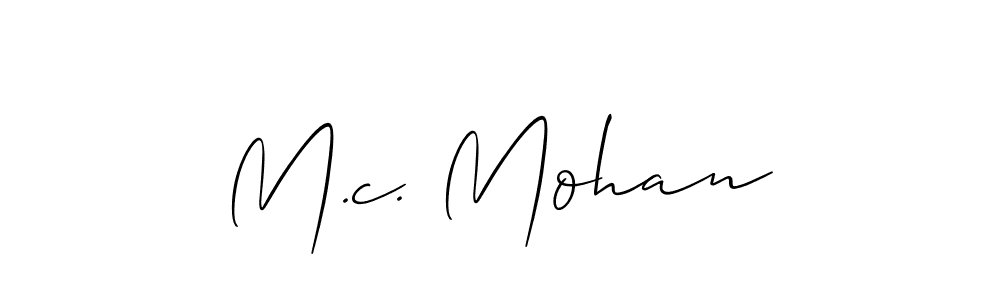 See photos of M.c. Mohan official signature by Spectra . Check more albums & portfolios. Read reviews & check more about Allison_Script font. M.c. Mohan signature style 2 images and pictures png