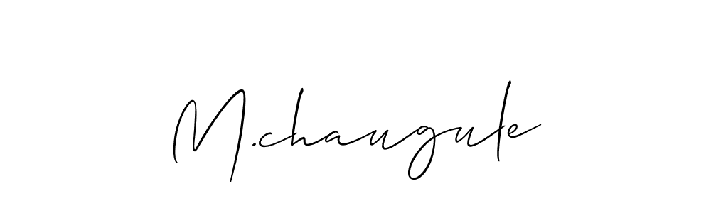 Allison_Script is a professional signature style that is perfect for those who want to add a touch of class to their signature. It is also a great choice for those who want to make their signature more unique. Get M.chaugule name to fancy signature for free. M.chaugule signature style 2 images and pictures png