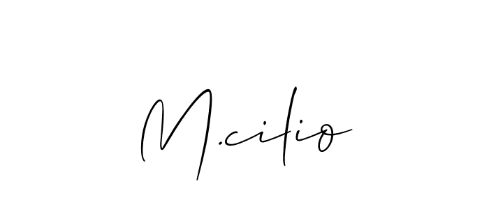 This is the best signature style for the M.cilio name. Also you like these signature font (Allison_Script). Mix name signature. M.cilio signature style 2 images and pictures png