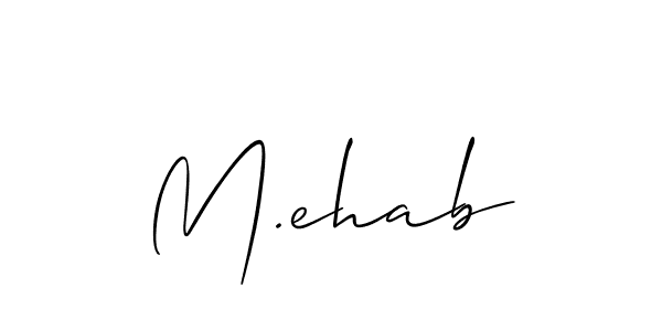 Once you've used our free online signature maker to create your best signature Allison_Script style, it's time to enjoy all of the benefits that M.ehab name signing documents. M.ehab signature style 2 images and pictures png